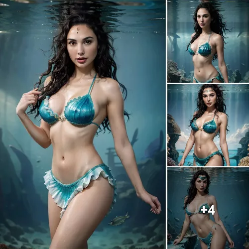 “The Enchanted Evolution: Gal Gadot’s Transformation into the Mermaid Monarch of Atlantis”